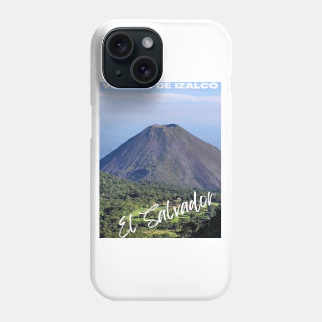 Volcán de Izalco Phone Case by Talcomunca