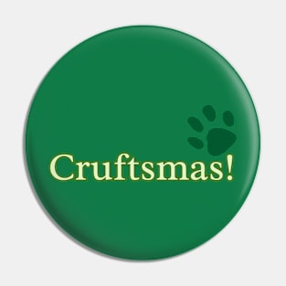 Cruftsmas! Pin