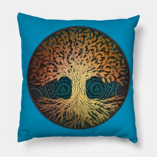 Tree of life vibrations Pillow