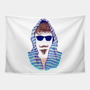 Hooded Hipster Tapestry