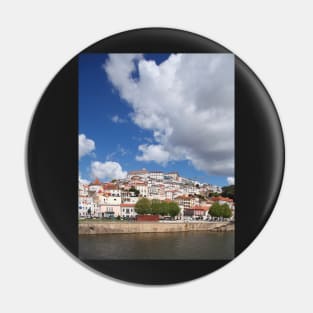 Old town, river, Mondego, Coimbra, Portugal, city Pin