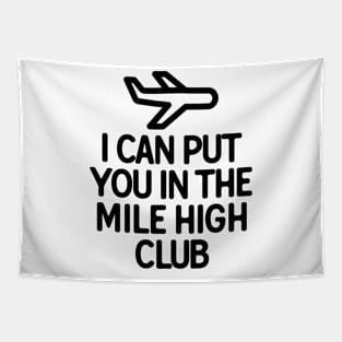 I Can Put You In The Mile High Club Tapestry