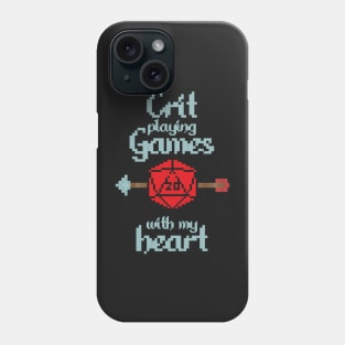 pen and paper crit playing games Phone Case