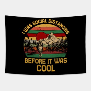 ANTI SOCIAL QUARANTINED HIKING Tapestry