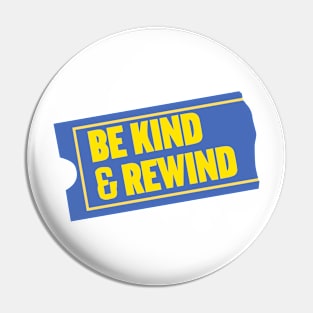 Be Kind Rewind Retro Blockbuster Pin