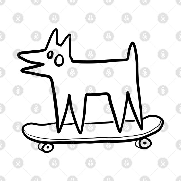 skate dog by Angel Rivas