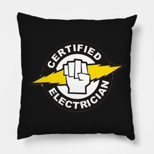 Certified Electrician Pillow