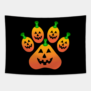 Halloween Paw-O-Lantern Tapestry