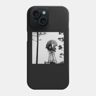 Metallic Water Pumping Windmill Rural Machinery Phone Case