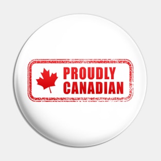 Proudly Canadian Pin