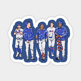 Mets Gang!  Cartoon Magnet