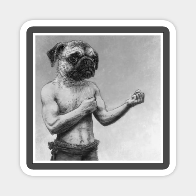 PUGilist Magnet by tomasoverbai