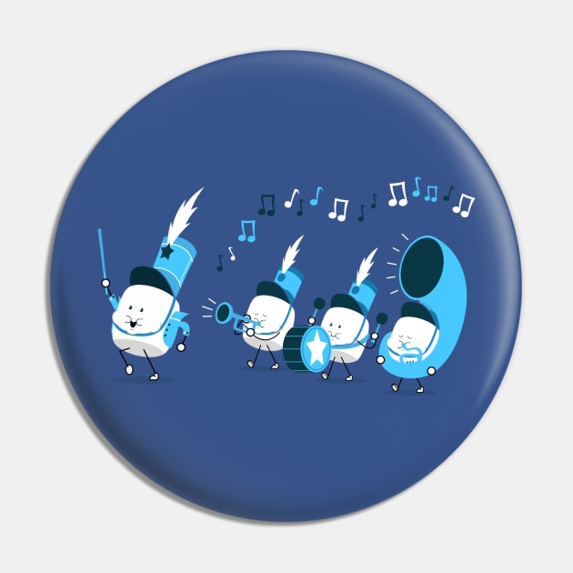 March-Mallow Band Pin by TipTop