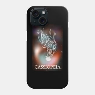 Constellation of Cassiopeia Phone Case