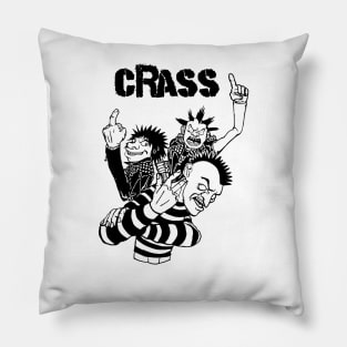 Punk Rock Man Of Crass Pillow