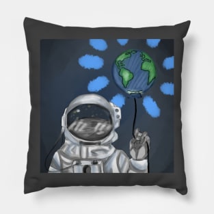 Earth in our hands Pillow