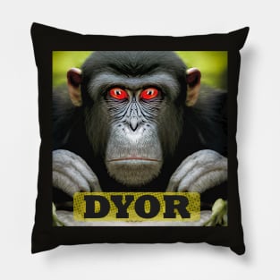 Funny Monkey Cute Apes Animal memes Pillow