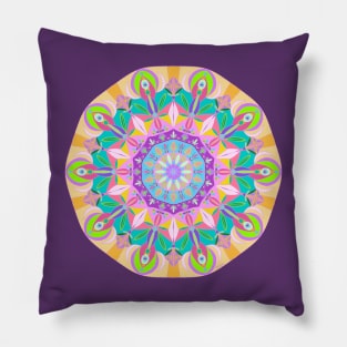 Matrix Mind Mandala Pillow