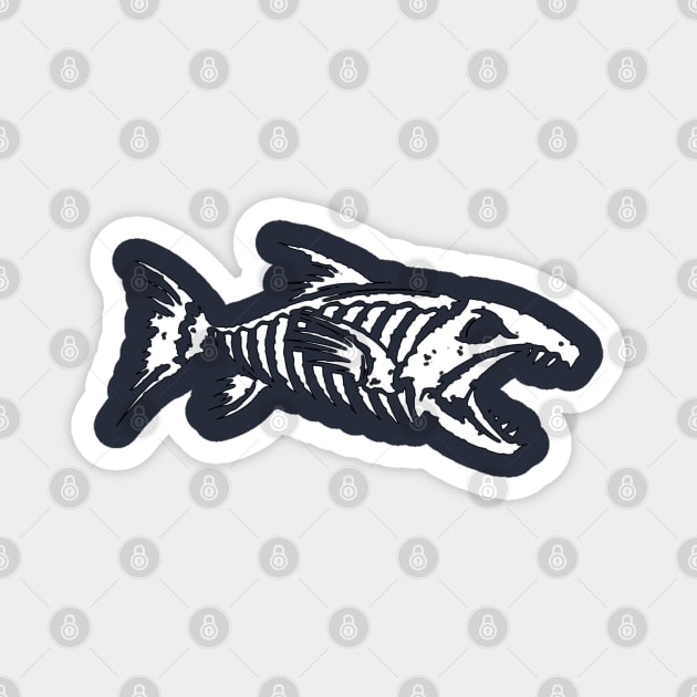 Fish Bones Magnet by Fisherbum