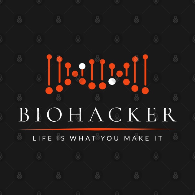 BIOHACKER Shirt | Funny Science Tee for Molecular Biologists by orbitaledge