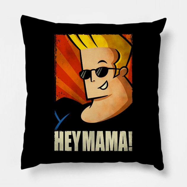 Hey Mama Pillow by Barbadifuoco