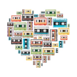 I Heart OG Cassette Tape Music T-Shirt