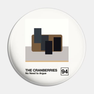 The Cranberries / Minimal Style Graphic Artwork Design Pin