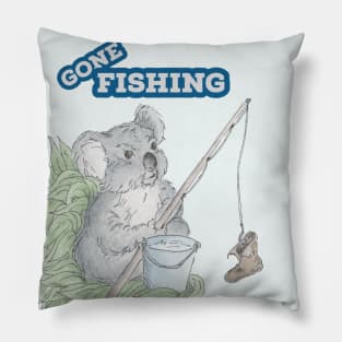 Gone Fishing Pillow