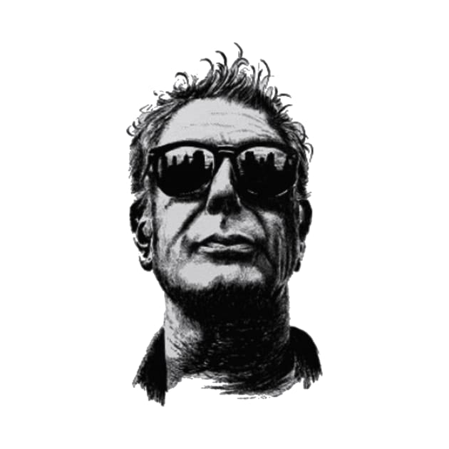 Anthony Bourdain Pencilart by BUNDALUNA