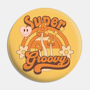 Super Groovy Cute Mashrooms Pin