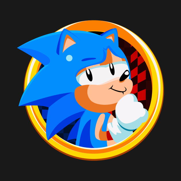 Sonic smug by lolo_aburto