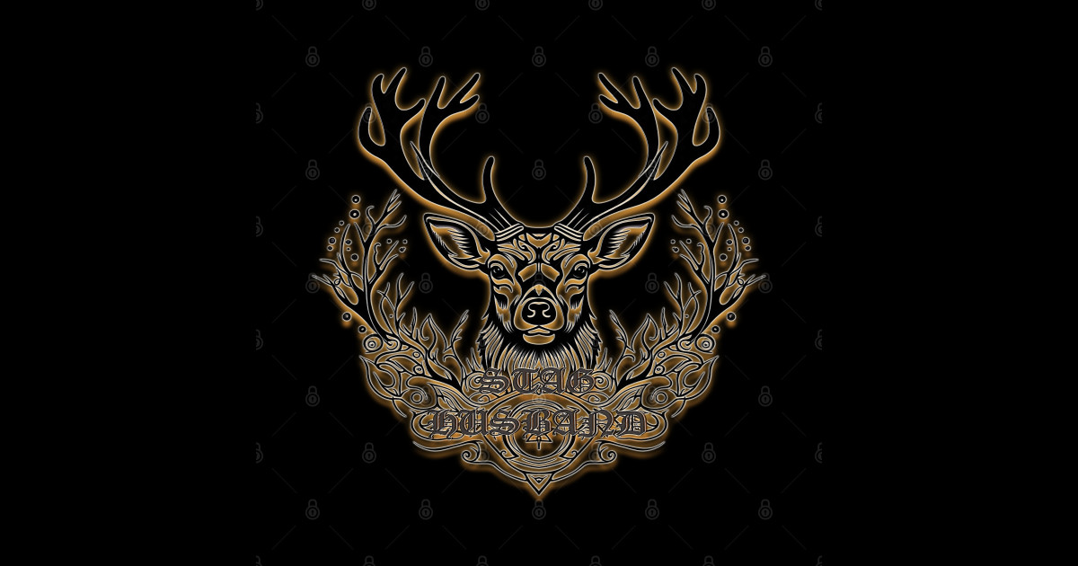 Stag Husband Stag Husband Sticker TeePublic