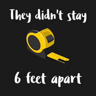 They Didn't Stay 6 Feet Apart T-Shirt