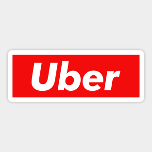 uitzending uitrusting Recensent Uber Stickers for Sale | TeePublic
