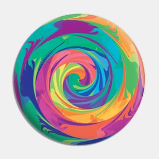 Rainbow Spiral 2 Pin