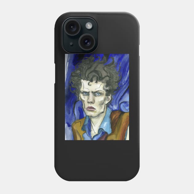 Austin Osman Spare painting in his own style impressionist surrealism Phone Case by hclara23