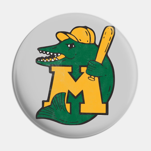 Defunct Madison Muskies Minor League Baseball 1991 Pin by LocalZonly