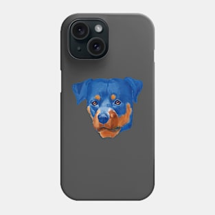 Rottweiler dog face Phone Case