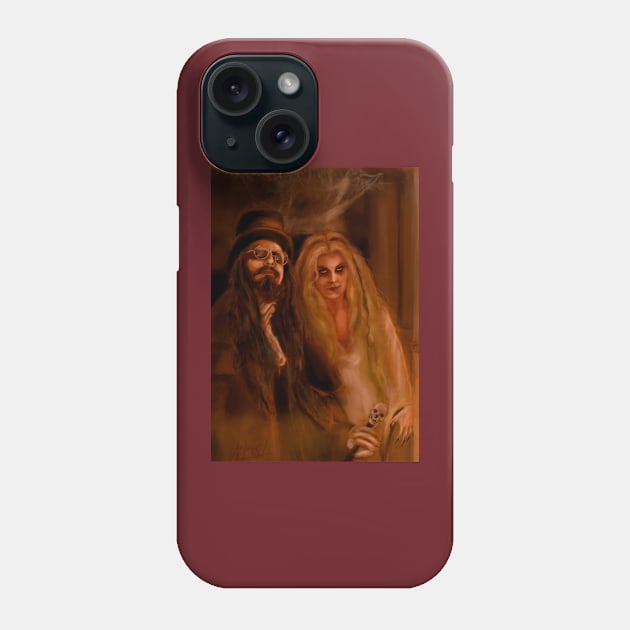 Rob Zombie living dead girl Phone Case by Alan Frost artwork