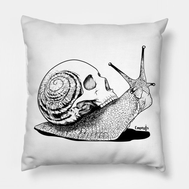 Death Snail Pillow by EmptyIs