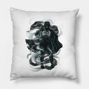 Cumulus ghoulette Pillow