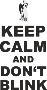 Alert - Weeping Angel - Keep Calm And Don't Blink 1 Magnet