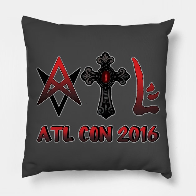 Supernatual Atlanta Con 2016 Pillow by janeysf03