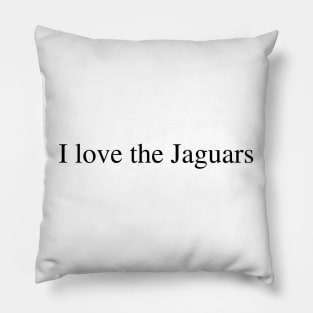 I love the Jaguars Pillow