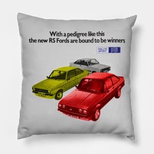 FORD ESCORT RS RANGE - advert Pillow