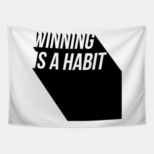 winning is a habit Tapestry