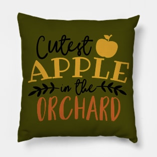 Cutest Apple in the Orchard Fall Pillow