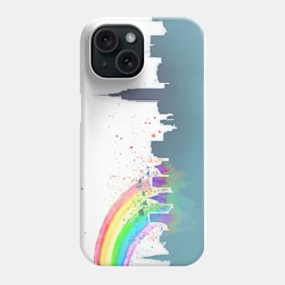 New York Struck by a Rainbow Phone Case