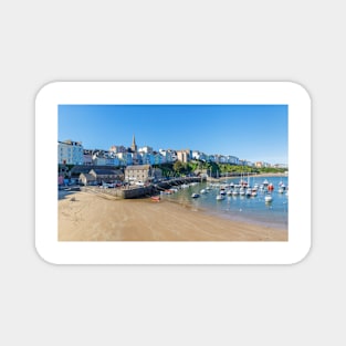 Tenby Harbour Beach, Pembrokeshire Magnet