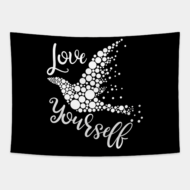 Love Yourself Tapestry by MisterMash